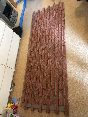 SAMPLE 3D 25 cm BRICK EFFECT WALL CEILING PANELS POLYSTYRENE TILES Indoor
