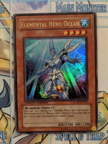Yugioh Elemental Hero Ocean JUMP-EN013 Limited Edition 