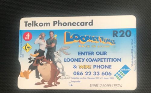 SOUTH AFRICA used phonecard “Tweety Pie LOONEY TUNES/".Free P/&P.