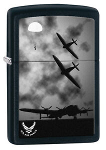 Zippo U.S. United States Air Force Airplanes Black Matte 28510 NEW | eBay