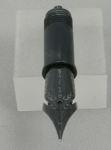 Monteverde Fountain Pen Black Stainless Steel Nib Unit Omniflex Point New 