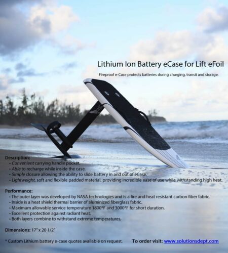 LIFT eFoil Lithium Ion battery case