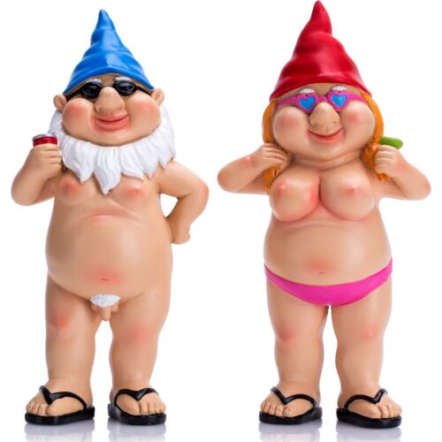 Rude Funny Garden Gnomes Nude Naughty Gnome Statue Novelty Gift for Men Women