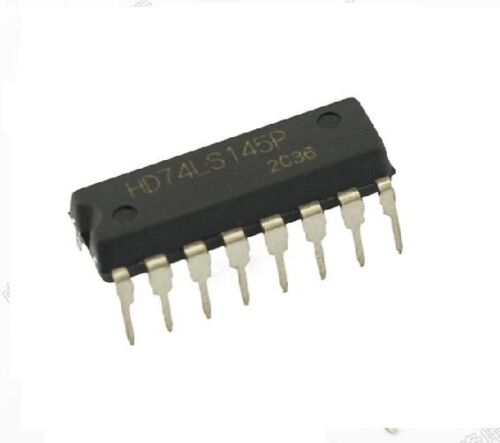 10 Piezas 74ls145 Dip16 Dip-16 Hitachi Bcd-to-decimal decodificadores conductores Dip Ic 