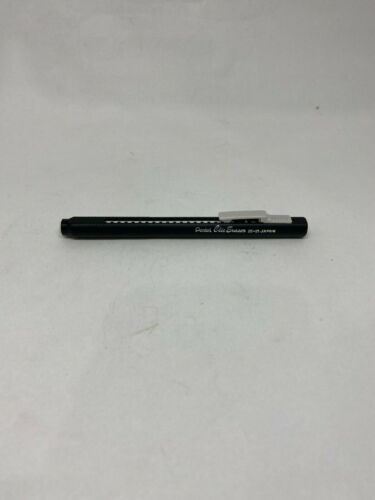 Pentel Clic Eraser Pencil-Style Grip Eraser, Black