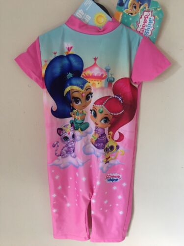 Details about   Brand New With Tags Shimmer And Shine Uv Sunsuit Age 18-24 Months 