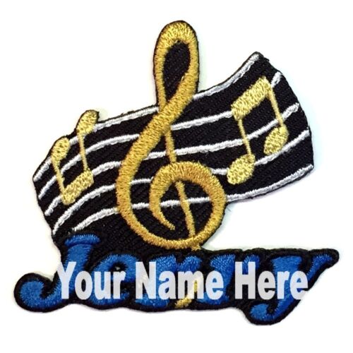Music Custom Iron-on Patch With Name Personalized Free