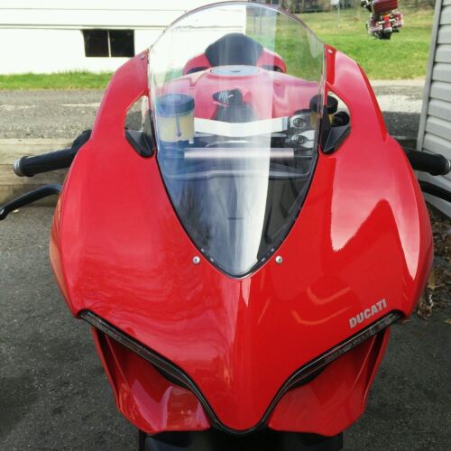 New Rage Cycles Ducati 1199 Panigale Mirror Block Off Front LED Turn Signals 