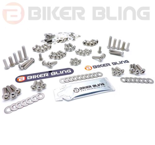 Triumph Trophy 1200 2000 stainless steel screen motorcycle fairing bolts kit