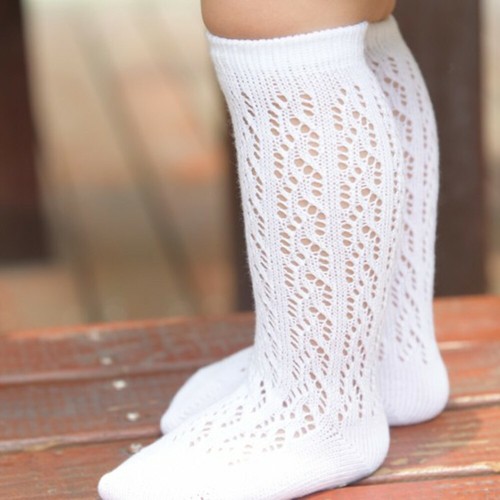 Newborn Baby Boy Girl Mesh Breathable Cotton Socks Anti Slip Infant Toddler Kids