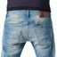 G-STAR RAW 3301 STRAIGHT JEANS LIGHT AGED CYCLO STRETCH DENIM SIZE 36/" SHORT
