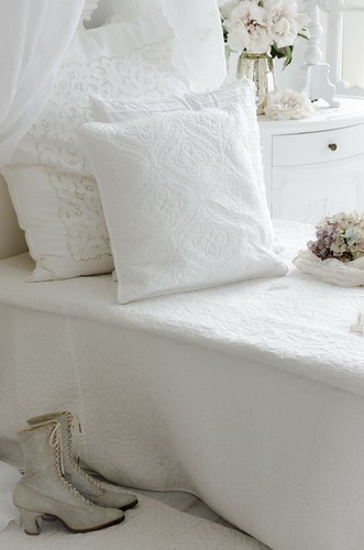 Kissen Dekokissen Quiltkissen Kuschelkissen Zierkissen Shabby Chic Landhaus