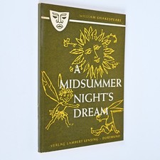 Shakespeare: A Midsummer Nights Dream +Notes - Vintage Paperback Lambert Lensing