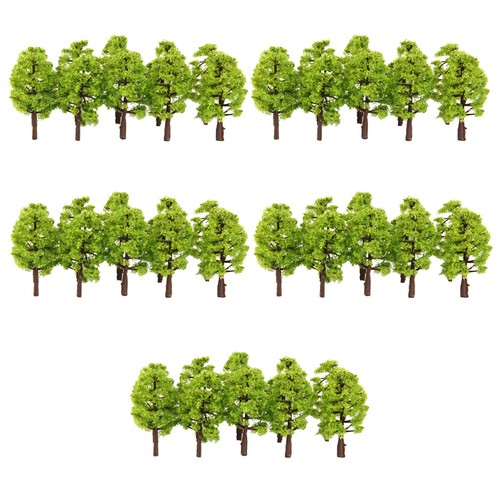 100 stücke Modell Bäume DIY Landschaft Zug Eisenbahn Landschaft 1 150