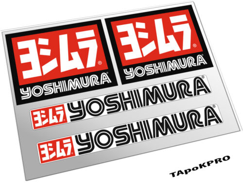 Yoshimura exhaust logo decals graphic stickers lamination vinyl set 