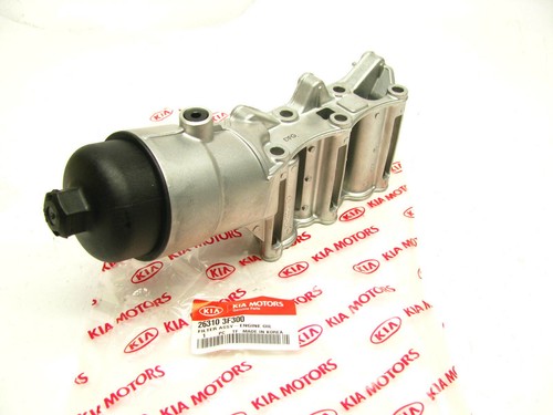 NEW OEM 263103F300 Oil Filter Housing For 2008-2018 Kia 4.6L 5.0L-V8