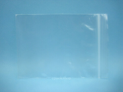 200 Clear Plastic Storage Reclosable Poly Zipper Bags 1.5" x 2.5"_40 x 65mm 