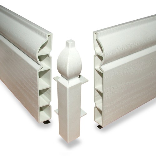 Pvc plinthe échantillon Pack 2 X planches 2 x coins qualité plastique Torus roomline