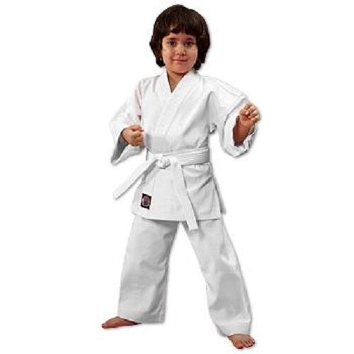 HUNTER Sports Karate Uniform for Kids & Adults Lightweight Student Karate Gi Martial Arts Uniform Free Belt 