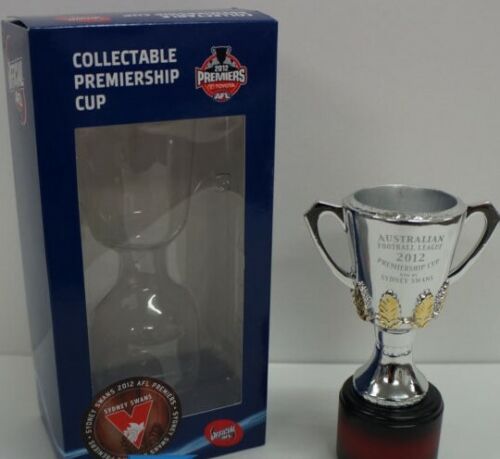 SYDNEY SWANS 2012 PREMIERS OFFICIAL LIMITED EDITION AFL CUP GOODES O'KEEFE SHAW 