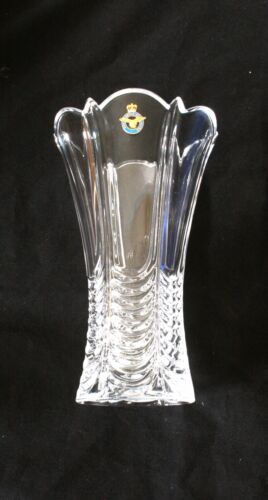 Royal Air Force Vase Flower Crystal Glass Military Gift BGK53 