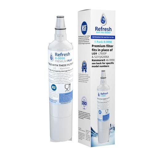 2 Pack Fits LG 5231JA2006B-S Refrigerators Refresh Replacement Water Filter