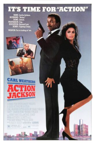 ROLLED ACTION JACKSON 1988 ORIGINAL MOVIE POSTER