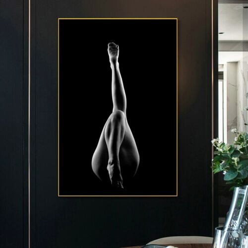 Nude Woman Canvas Poster Modern Wall Art Canvas Painting Wall Picture Prints Art