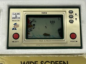 Nintendo Game and Watch Popeye w Box Manual Booklet Paper & Bag 1981 JAPAN RARE