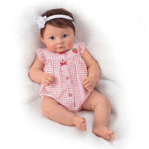 New 17/'/' Ava Elise Lifelike Baby Doll by Ashton Drake