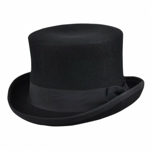Haute Qualité Soft Top Hat 100/% laine déformable à Formel Mariage Chapeau