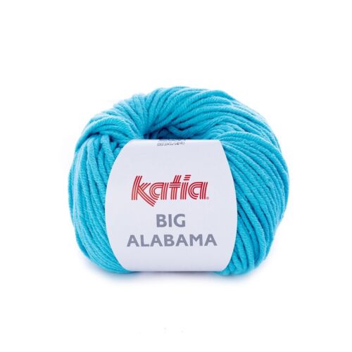 BIG ALABAMA von Katia 23 TURQUESA 80 m Wolle - 50 g // ca