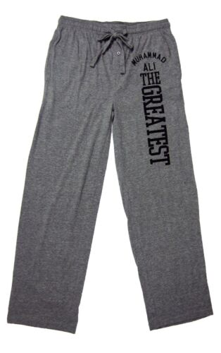 Mens Womens NEW Muhammad Ali The Greatest Gray Pajama Lounge Pants Size M L 