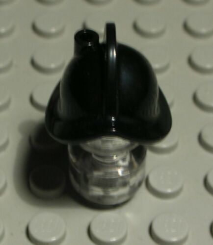 Lego Figur Zubehör Kopfbedeckung Helm Schwarz 2718 DH 