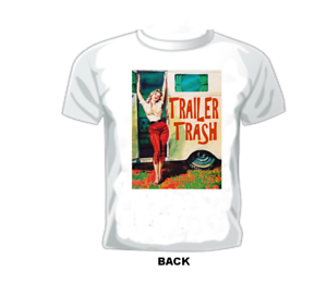 VINTAGE TRAVEL TRAILER DECAL T-SHIRT " Trailer Trash." 