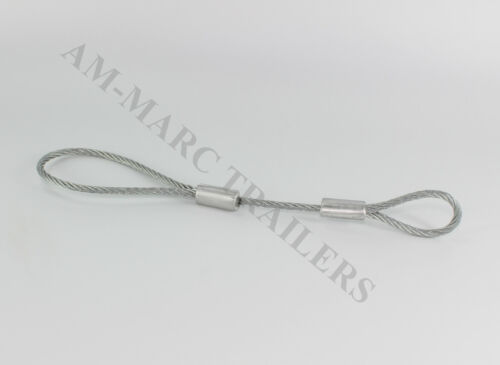 TRAILER UNBRAKED BREAKAWAY SAFETY CABLE FIT TO IFOR WILLIAMS INDESPENSION ERDE