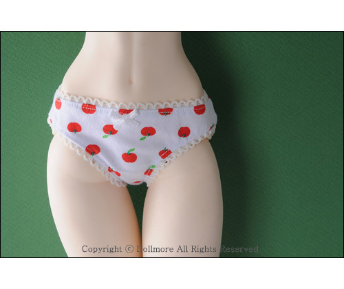 66.5cm BJD underwear Model doll size Basic Apple Panty Red