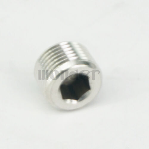 3//8/" NPT Male SS304 Countersunk End Plug Internal Hex Head Socket Pipe Fitting