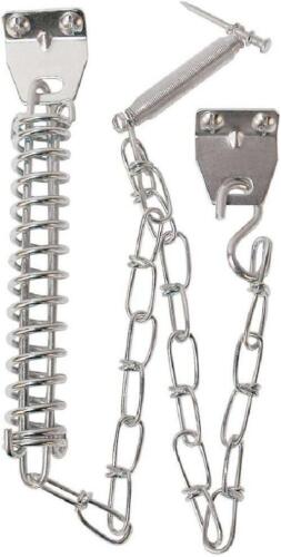 Prime-Line K5026 Storm Door Chain and Spring Aluminum Finish Zinc Plated