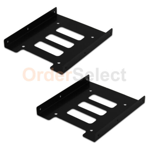 2 2.5/" to 3.5/" Bay SSD Metal Hard Drive HDD Mounting Bracket Adapter Dock//Tray T