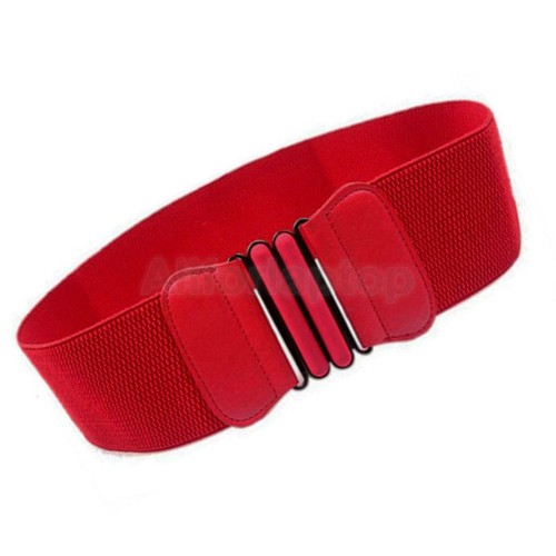 Damen Elastischer Breiter Gürtel Taillengürtel taillen guertel Hüftgürtel