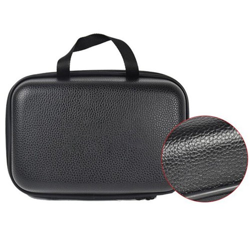 Portable Hard Shell Faux Leather Rod Storage Outdoor Fishing Bag Waterproof