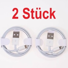 2 Stück Ladekabel für iPhone 7 8 X XR XS 11 12 13 14 Pro Max iPad für Apple 1m