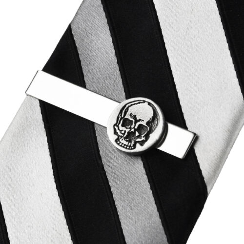 QHG8 Skull Tie Clip 