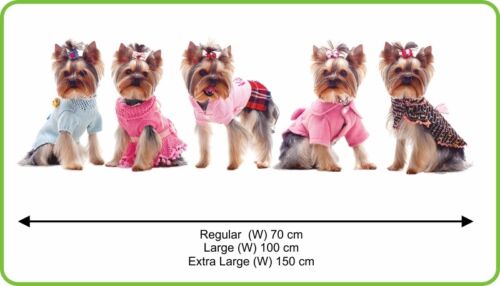 WALL STICKERS DOG YORKSHIRE TERRIER pink dogs Vinyl Decal Mural Art Sticker 
