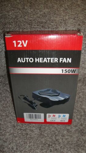 12V 150W Car Cooling Fan Hot Warm Heater Windscreen Demister Defroster 2in1
