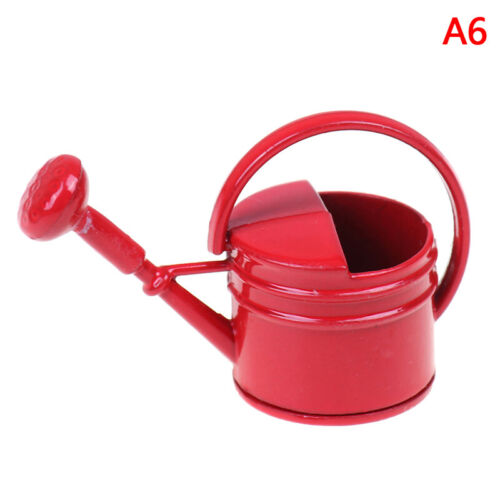 1:12 Dollhouse Watering Can Garden Sprinkle Flower Pot Miniature Decor FF