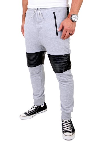 VSCT Clubwear Jogging Pantaloni da uomo low crotch Biker Sport Pantaloni Jogger v-5641434