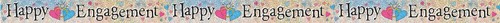Balloons Happy Engagement ENGAGEMENT WISHES Party Banners Decorations EPP