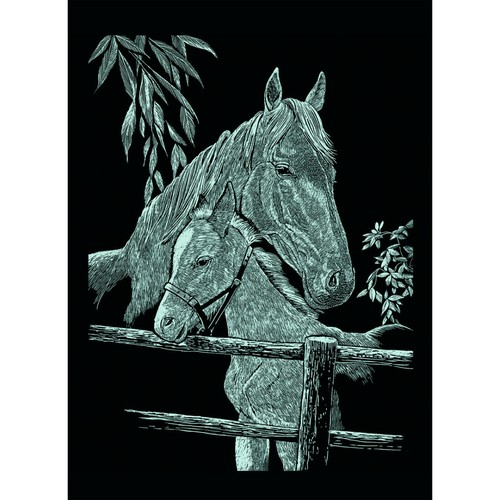 Scraper Kratzbilder Dauerkalender zum Selbstgestalten Tiere Kratzbild Geschenk
